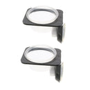 2x Reptile Feeding Dish Food Water Bowl Feeder Bowl Tray Suction Cup