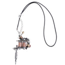 1X Mini Tattoo Machine Tattoo Keychain Key Holder Punk Style As Pendant Ornam 3C
