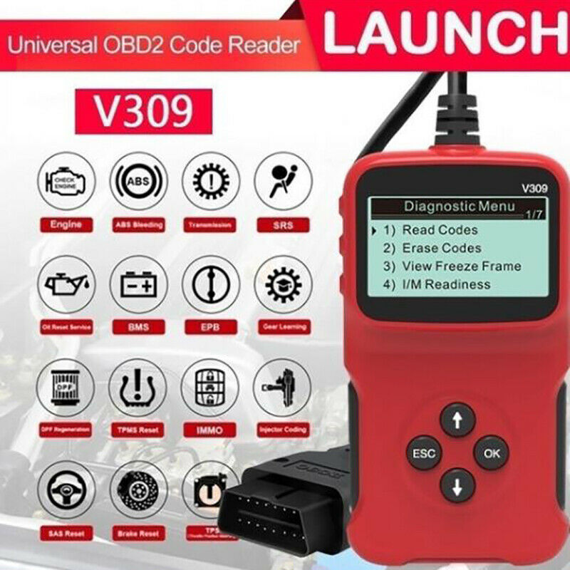 V309 EOBD Scanner Code Reader Data Tester Auto Scan Diagnostic ToolS Hn