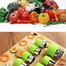 9pcs Mini Cookie Cutters Pie Crust Vegetable fruit Cutter baking Set tools  G7K1
