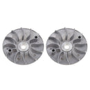 2x Variator Drive Face Fan For GY6 125cc 150cc Engine