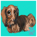 5D DIY Full Round Drill Diamond Painting Lying Dog Cross Stitch Embroidery