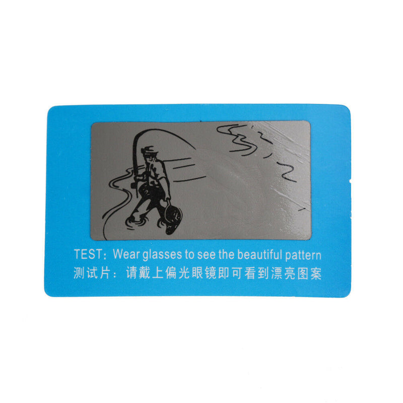 10pcs Polarized Sunglasses Shades Test Card For Check Sunglasses Polarized  Z