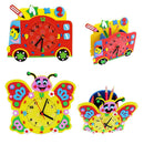 Creative Handmade Manual Clock Tube Children DIY EVA Foam Material Package