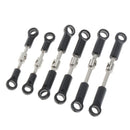 6 Pieces Metal Steering Linkage Pull Rods for Wltoys 144001 1/14 RC Buggy