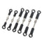 6 Pieces Metal Steering Linkage Pull Rods for Wltoys 144001 1/14 RC Buggy