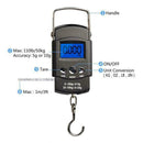 50kg Digital Travel Fish Luggage Postal Hook Electronic BEST Scale P4S3
