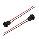 2x T10 194 LED Bulb Adapter Socket Holder Harness Female Plugs Connectors