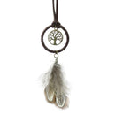 3 x Unique Key Chain Ring Feather Bead Dream Catcher Keyring Keychain A