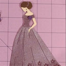 Wedding Theme Metal Elegant Lady Cutting Dies Stencils For Scrapbooking LJ