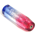 Car Gear Shift Knob Crystal Bubble Manual Gear Stick Lever Head Blue+Red