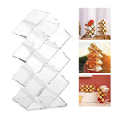 Clear 10 Grids Fish Shape Makeup Storage Lipstick Case Organizer Box