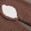 2pcs Crochet Cartoon Deer Costume Set Knitted Baby Hat Pants Photo Props