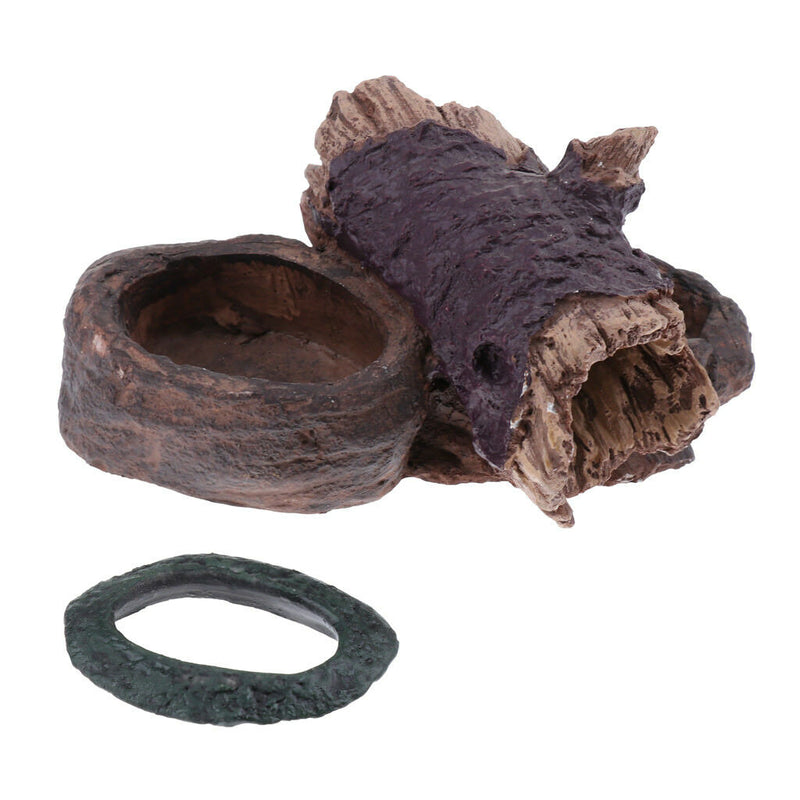 Landscape Decoration Reptile Turtle Water Dish Lizard Food Bowl