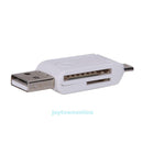 USB/Micro USB 2.0 OTG Card Reader TF/SD Memory Card Adapter For Phone PC Laptop
