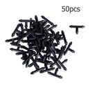 50pcs 3/5mm Garden Hose Equal Tee Micro Drip Irrigation Pipe Connector