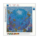 5D DIY Full Drill Diamond Painting Sea World Cross Stitch Embroidery Mosaic