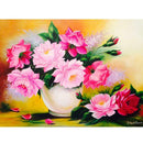 5D Peony Diamond Painting Embroidery DIY Craft Cross Stitch Home Decor Gift