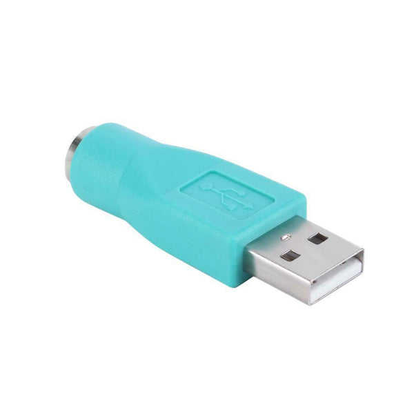 2pcs PS/2 Female to USB Male Adapters Converters for PC Keyboard Mouse Mice