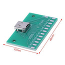 Diy 24Pin Usb-C Usb 3.1 Type C Female Socket Connector Smt Type With Pc Boa M8H7