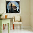 Cynthia and Wolf 5D Diamond DIY Painting Craft Kit Full Drill Home Decor