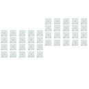 40Pcs Plastic Flower Panels Racks Flower Wall Bracket Floral Decorations DIY