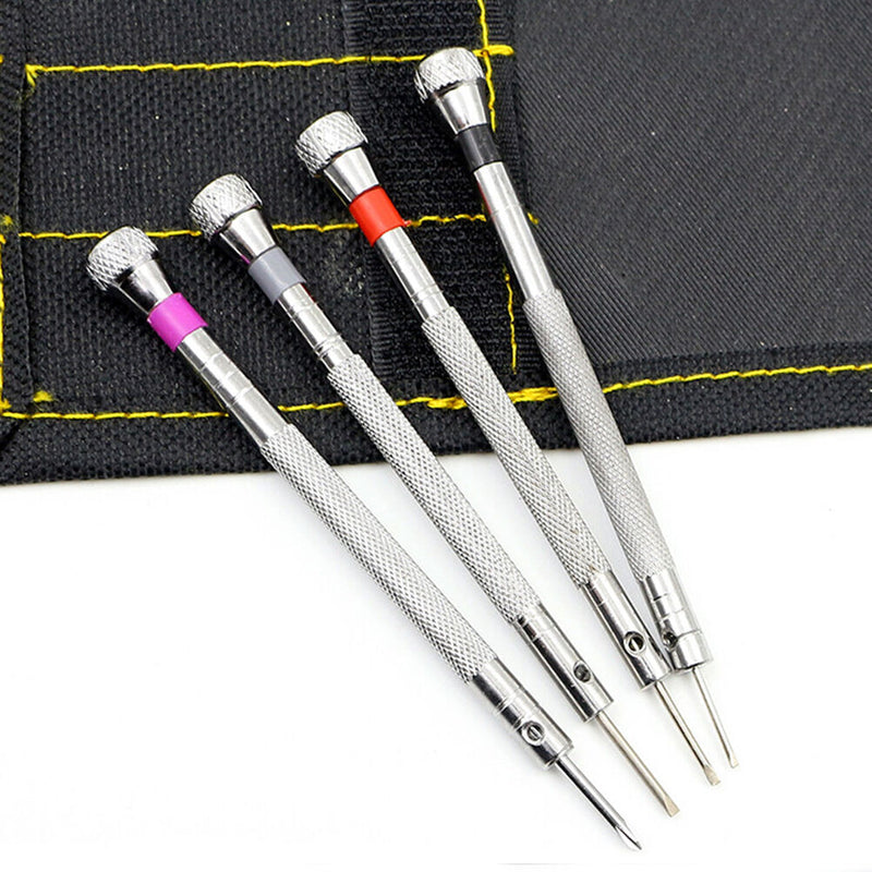 1.0-1.6mm 4pc Precision Flat Blade Slotted Screwdriver Watch Phone Repair Tool3C