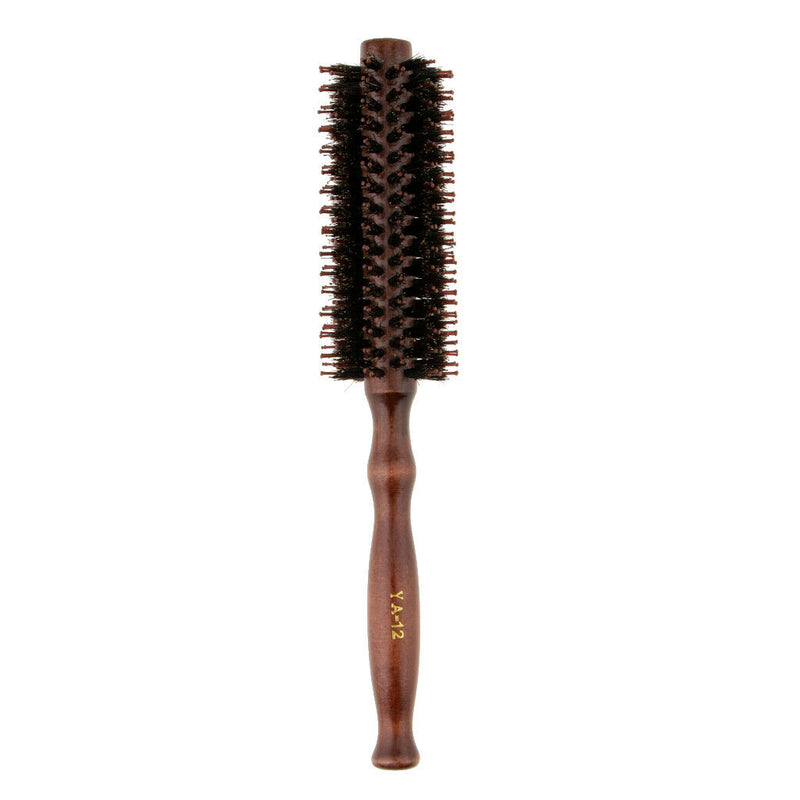 Round Wood Handle Hairbrush - Small & Travel Size