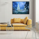 5D DIY Full Drill Diamond Painting Night Scene Cross Stitch Embroidery Kit
