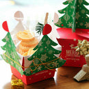 2020 Sweets Bags Merry Christmas Tree Bell Party Paper Favour Gift Boxes*10