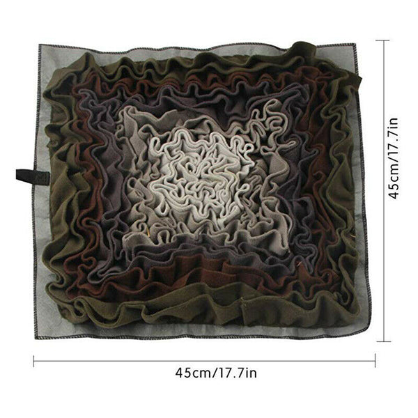 Pet Dog Snuffle Mat Feeding Mat Washable Pad Smell Training Blanket Nose Wo
