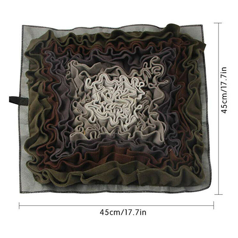 Pet Dog Snuffle Mat Feeding Mat Washable Pad Smell Training Blanket Nose Wo
