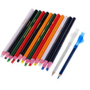 14Pcs Peel Off Chinagraph Grease Wax Pencil for Metal Glass Fabric Crayon