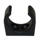 20x Nylon Clips Paddle Rod Holder Stowing Brackets Fit 1-1/4" Diameter Black