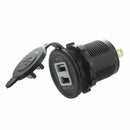 Dual USB Car Cigarette Lighter Socket Splitter 12V Charger Power Adapter Ou