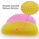 SS-001 Scrubber, Silicone Sponges Multipurpose Antibacterial Kitchen Scrub