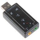 2pcs7.1 External USB Sound Card USB Headphone Audio Adapter Micphone Sound C Gw