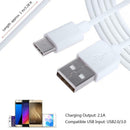 USB3.1 Type-C Port 2.1A Output Quick Charging Data Cable for Smart Phone A