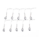 10Pcs x Steel Spinnerbait Rigs Spinners Spinner Blades Sequins Balance Bracke TO