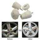 4pc Polishing Buffing Pad Mop Wheel Drill Pads Kit Manifold Aluminum Stain UZE