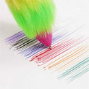20 Pcs Plush Pen Six-Color Ballpoint Pen Creative Student Stationery Office