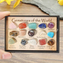 15 PCS/Set Mixed Healing Crystals Tumble Stones Chakra Gemstones Mineral XMAS
