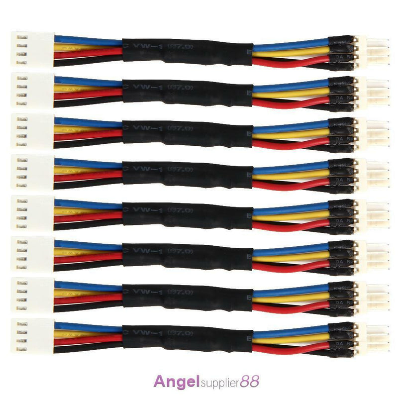 8pcs PC Fan Speed Reduce 4 Pin Power Resistor Male to Female Cable Adapter