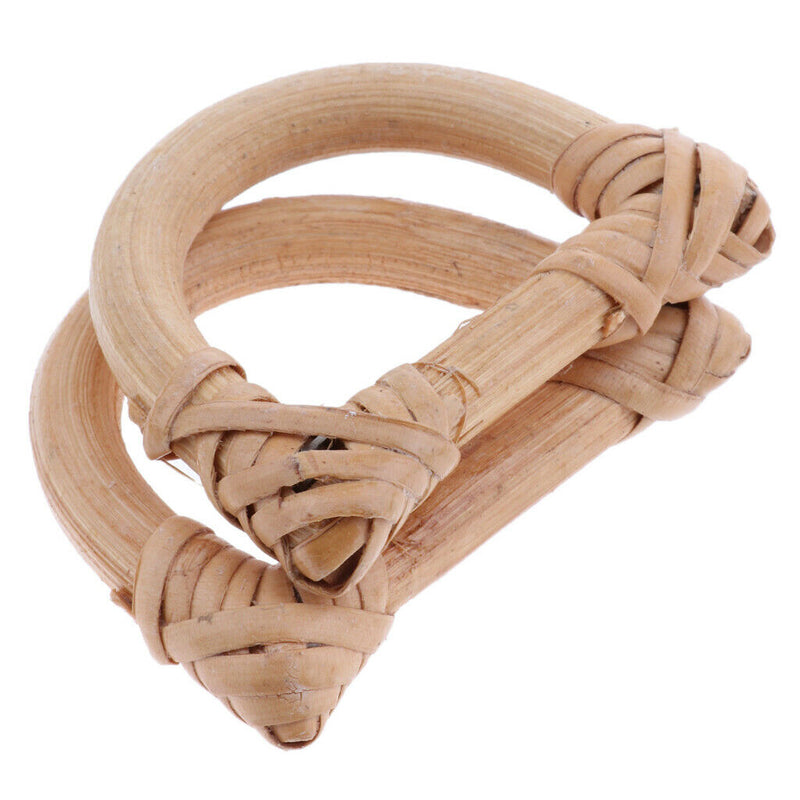 1 Pair of Wooden Handbag Purse Handle, Bag Parts, Wood Bag Handle Craft - 8 x