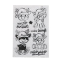 Christmas deer Transparent Silicone Clear Stamp Scrapbook EmbossingAlbumDecorGG