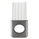 Onion Holder Vegetable Potato Cutter Slicer Stainless Steel Fork Slicing Re Q9Z8