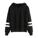 Autumn Winter Women Sweatshirt Striped Hoodies new Casual Long Sleeve Hoody N5I8