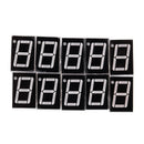 10 Pcs Common Cathode 10-Pin 1 Bit 7 Segment 0.56" Red LED Display Digital  F7O1