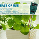 3in1 Soil pH and Moisture Light Intensity Meter Plant Tester for Plants Growt 3C