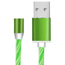 Magnetic Fast Charging Cable Universal Charger Phone USB Data Line (Green) A